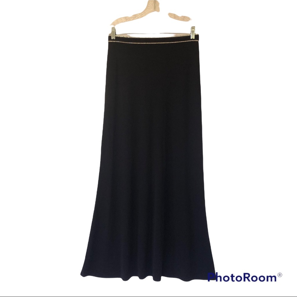 Nicole Bakti Women Black Casual Maxi Skirt| Size M